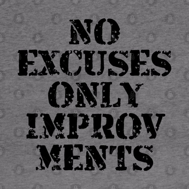 No Excuses Only Improvements by Texevod